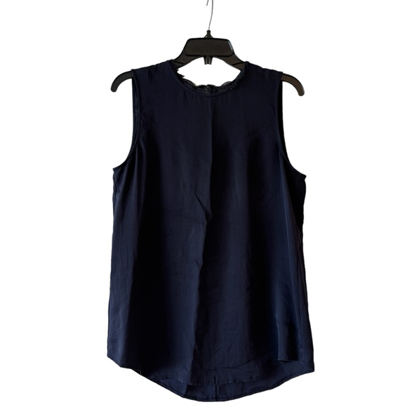 Theory Silk Tank Navy Size M - Picture 1 of 9